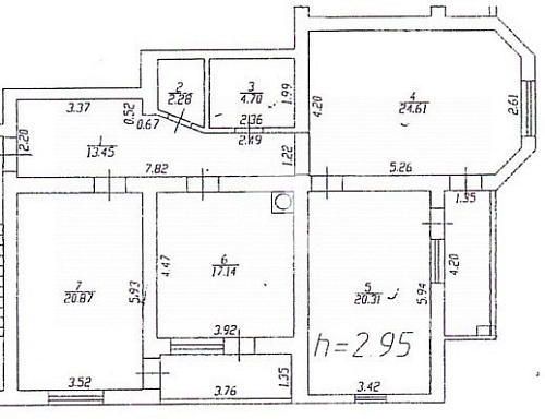 3-комнатная квартира (105 кв.м.)