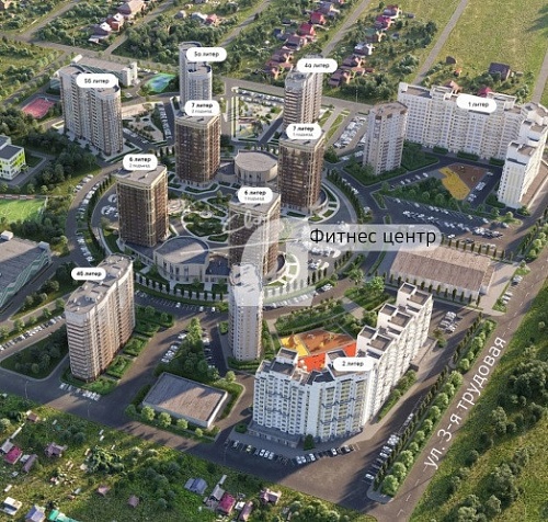 Фитнес (3596 кв.м.)