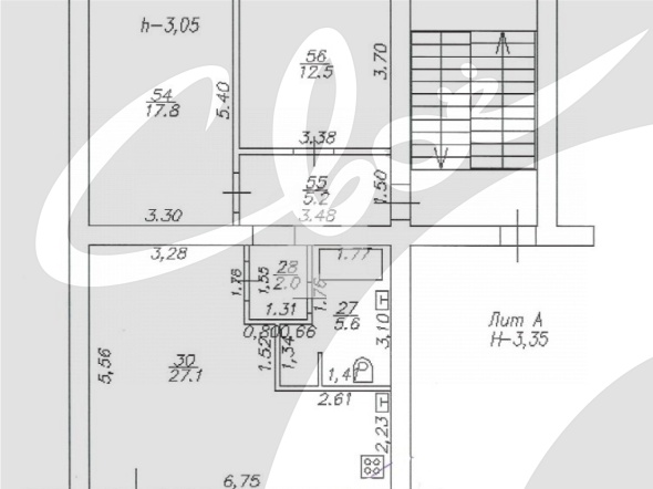 2-комнатная квартира (70.2 кв.м.)