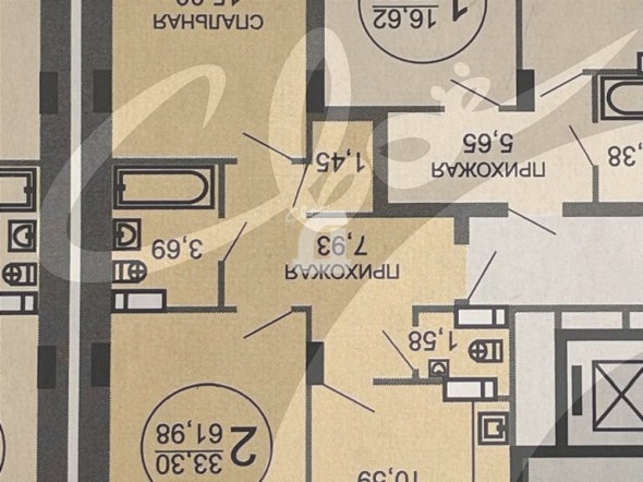 2-комнатная квартира (65 кв.м.)